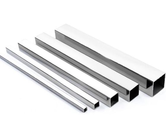 ASTM AISI 317L SS أنابيب الصلب 2 ب إنهاء الفولاذ المقاوم للصدأ أنابيب مستطيلة 1 مم