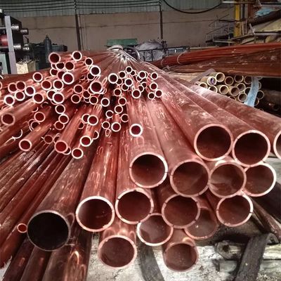 ASTM C12000 أنبوب نحاسي 40 مم TU1 Cu DHP مستقيم