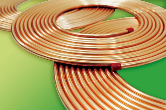 لفائف أنابيب النحاس TU1 ASTM C10200 لتكييف الهواء والتبريد