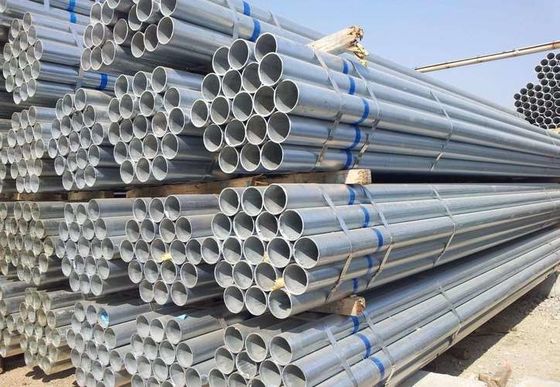 5.0mm أنابيب الصلب الملحومة المجلفن تراجع الساخنة جولة 600g / M2