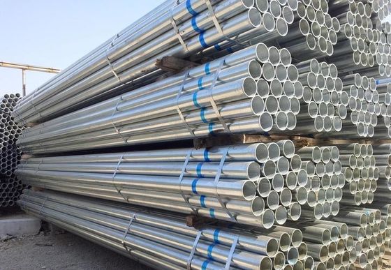 5.0mm أنابيب الصلب الملحومة المجلفن تراجع الساخنة جولة 600g / M2