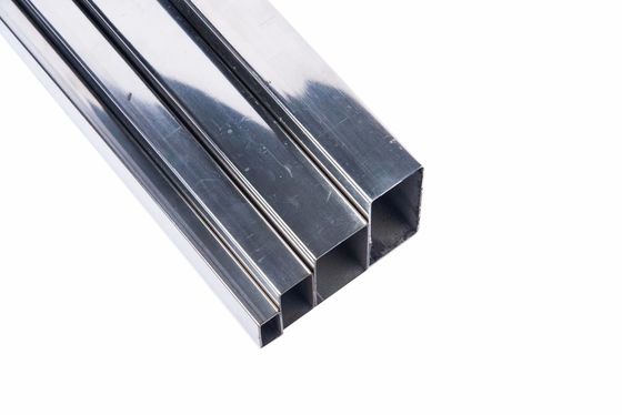 أنبوب مجوف من الفولاذ المقاوم للصدأ ملحوم ASTM A554304 مربع المتفجرات من مخلفات الحرب 316 4 مم