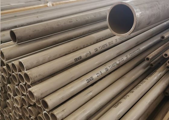 SUS304H 2.5 مزدوج أنابيب الفولاذ المقاوم للصدأ 8K إنهاء 0.5 مم ASTM
