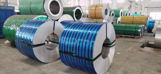 لفائف صفائح الفولاذ المقاوم للصدأ السطح BA 1.5 مم 201 معالجة الرسم